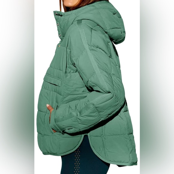 Quilted pullover puffer jacket - Picture 2 of 2